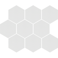 Мозаїка Cerrad Cambia white lappato heksagon 27,53x33,4 (36750)