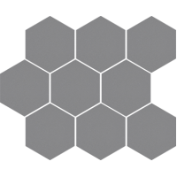 Мозаїка Cerrad Cambia gris lappato heksagon 27,53x33,4 (36743)