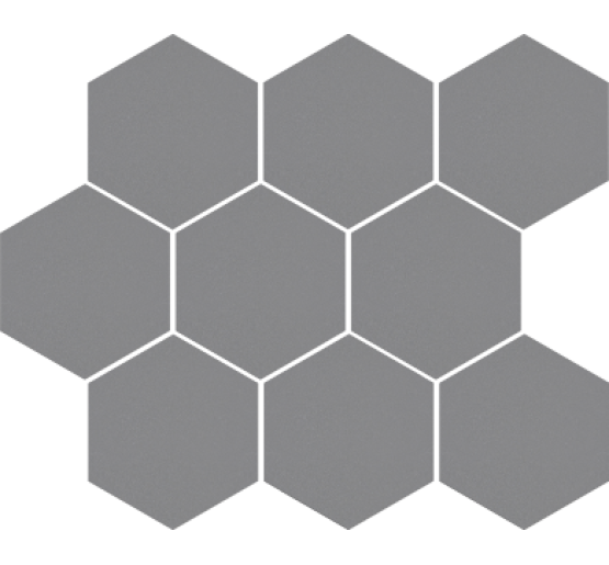 Мозаїка Cerrad Cambia gris lappato heksagon 27,53x33,4 (36743)