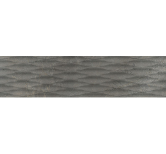 Плитка Cerrad  Masterstone Graphite waves poler 29,7x119,7 (5903313317368) 