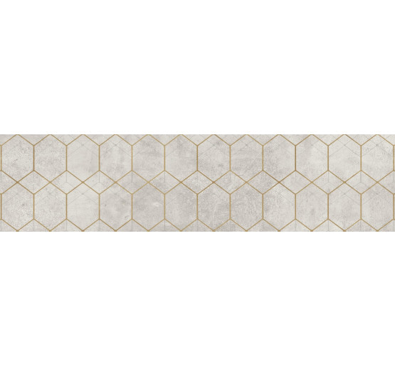 Плитка Cerrad Softcement white geo матова 29,7x119,7 (5903313315128) 