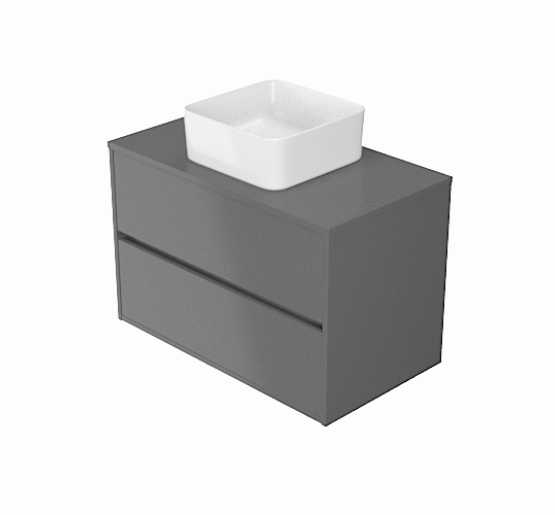 Шкафчик универсальный Cersanit CREA 80 серый мат (S924-018)