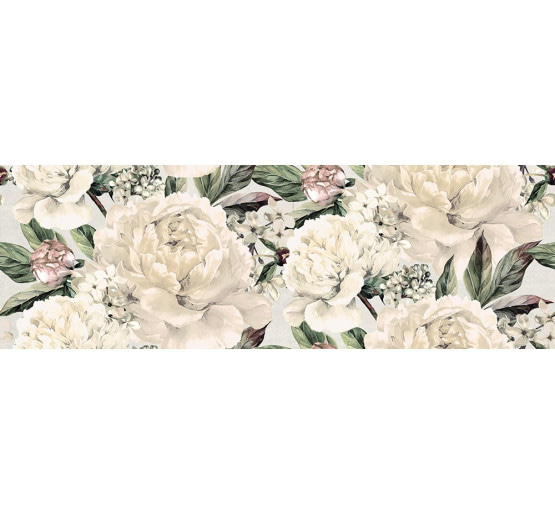 Плитка стеновая Cersanit Gracia white flower satin 20x60