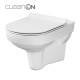 Унітаз підвісний без ободковий Cersanit City CleanOn з сидіням Slim Soft Close дюропласт K701-143