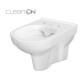 Унітаз підвісний без ободковий Cersanit City CleanOn з сидіням Slim Soft Close дюропласт K701-143