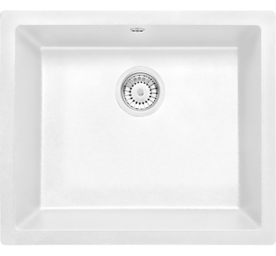 Гранітна кухонна мийка під стільницю Deante Corda алебастр (ZQA A10C) 