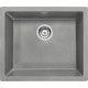Гранітна кухонна мийка під стільницю Deante Corda сірий металік (ZQA S10C) 