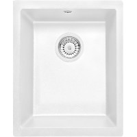 Гранітна кухонна мийка під стільницю Deante Corda алебастр (ZQA A10B) 