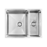 Кухонная мойка стальная 1,5 чаша без крыла для сушки Deante Egeria сатин (ZPE 050C)