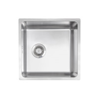 Кухонная мойка стальная 1 чаша без крыла для сушки Deante Egeria сатин (ZPE 010B)