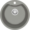 Гранитная кухонная мойка Deante Fiesta Solis серый металлик (ZRS S803) 