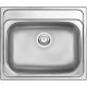 Кухонна мийка стальна 1 чаші без крила для сушки Deante Maredo декор (ZYU 3103)