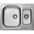 Кухонна мийка стальна 1,5 чаші без крила для сушки Deante Maredo декор (ZYU 3503)