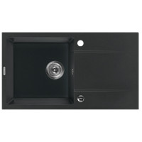 Гранітна кухонна мийка 1 чаша з крилом для сушки Deante Piva графітовий (ZQI 2113) 