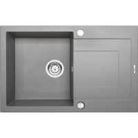 Гранітна кухонна мийка Deante Rapido сірий металік (ZQK S113) 