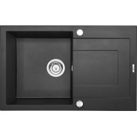 Гранітна кухонна мийка Deante Rapido графітовий металік (ZQK G113) 