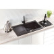 Гранітна кухонна мийка Deante Rapsodia сірий металік (ZQR S113) 