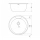 Кухонна мийка стальна 1 чаша  Deante Twist декор без отвору на змішувач (ZEU 3810)
