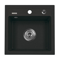 Гранітна кухонна мийка 1 чаша без крила для сушки Deante Zorba графітовий (ZQZ 2103) 