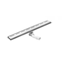 Лінійний трап з решіткою з малюнком та низьким сифоном Deante 700 (KOS 007C)