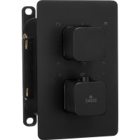 Термостатический смеситель скрытого монтажа с переключателем на душ Deante Box черный (BXY NECT)