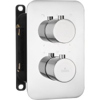 Термостатический смеситель скрытого монтажа с переключателем на душ Deante Box хром (BXY 0EBT)