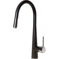 Змішувач для мийки Deante Aster графіт з висувним носиком (BCA 272M)