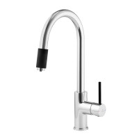 Змішувач для мийки з підключенням до фільтру Deante Aster  хром/чорний (BCA 064M)