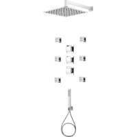 Душова панель прихованого монтажу з термостатичним змішувачем Deante Multi-System хром (NAC 090T)