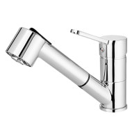 Смеситель для мойки Deante Narcyz хром с выдвижной ручкой (BDN 071M)