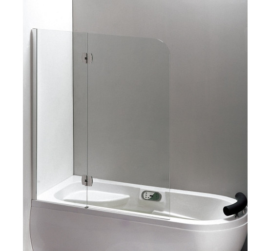 Штора для ванны Eger 120x150 прозрачное стекло, левая (599-120CH) 