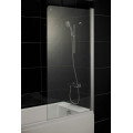 Штора для ванны Eger 80x150 прозрачное стекло, правая (599-02) 