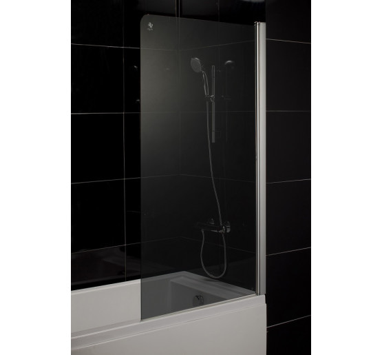 Штора для ванны Eger 80x150 тонированное стекло, правая (599-02 grey) 