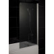 Штора для ванны Eger 80x150 тонированное стекло, правая (599-02 grey) 