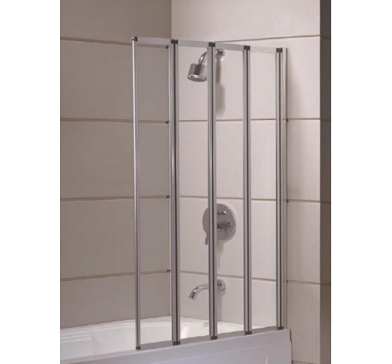 Штора для ванны Eger 89x140 прозрачное стекло (599-110)
