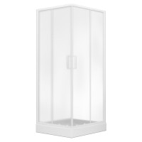 Квадратна душова кабіна трансформер Eger  VIZ  80x80/90x90 скло Zuzmara (599-005/1)
