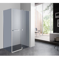 Душова кабіна без піддону Eger MEGERKA 120x80 права графітове скло (599-330/1R)