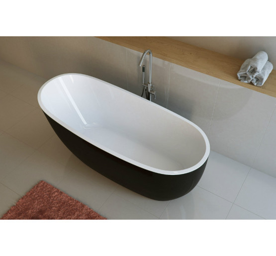 Ванна акриловая Excellent Comfort+ 1750x780 цвет белый/черный (WAEX.COM17WB)
