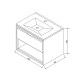 Комплект шкафчик+раковина Excellent Туто 60 белая/дуб (MLCE.0101.3617.600.WHB)