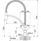 Змішувач для кухні з гнучким шлангом Franke Babil Semi-Pro хром (115.0266.030)