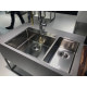 Кухонная мойка Franke BWX 220-54-27 TL WCR (127.0538.260) малая чаша слева, нержавеющая сталь - монтаж врезной или в уровень со столешницей - полированная