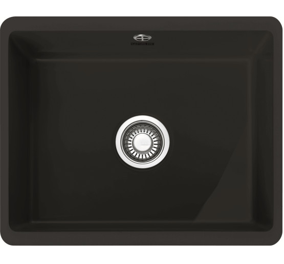 Кухонна мийка Franke Mythos KBK 110-50 (126.0380.350) керамічна - монтаж під стільницю - колір Чорний матовий