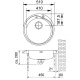 Кухонна мийка Franke Rambla ROX 610-41 (101.0255.785) нержавіюча сталь - врізна - полірована