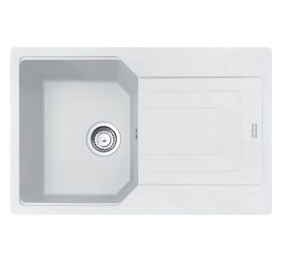 Кухонна мийка Franke Urban UBG 611-78 (114.0574.943) гранітна - врізна - оборотна - колір Білий - (пластиковий коландер у комлекті)