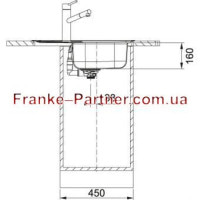 Кухонная мойка Franke Spark SKL 611-63 (101.0598.808) нержавеющая сталь - врезная - оборотная - декорированная