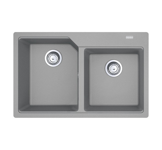 Кухонна мийка Franke Urban UBG 620-78 (114.0574.973) гранітна - врізна - колір Сірий камінь - (пластиковий коландер у комлекті)