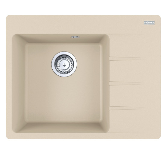Кухонна мийка Franke Centro CNG 611-62 TL (114.0630.459) гранітна - врізна - крило праворуч - колір Бежевий