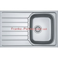 Кухонная мойка Franke Spark SKL 611-79 (101.0598.809) нержавеющая сталь - врезная - оборотная - декорированная