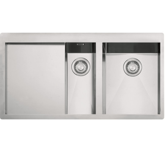 Кухонна мийка Franke Planar PPX 251 TL (127.0203.468) нержавіюча сталь - монтаж врізний або у рівень зі стільницею - крило зліва - полірована