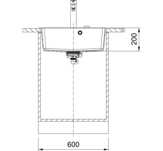 Кухонна мийка Franke Centro CNG 610-54 (114.0630.406) гранітна - врізна - оборотна - колір Чорний матовий